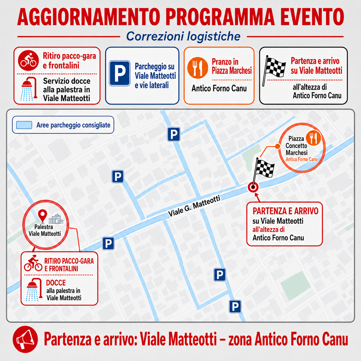 Mappa della nuova logistica - Cicloturistica Montevarchi